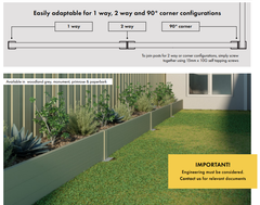 Stackable sleeper Alumawall 2385mm x 150mm