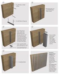 Aluminium BATTEN EXTRUSIONS - Battens, Choose of sizes and colours.