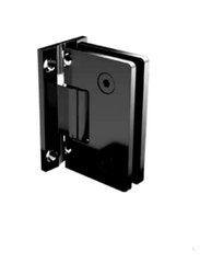 Zurich 6mm wall to glass hinge SQUARE EDGE Black