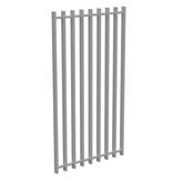 BARR 50 x 25 Aluminium Blade Gate - 1800mm H x 975mm W - White / Black, Pool Safe, Batten Gate