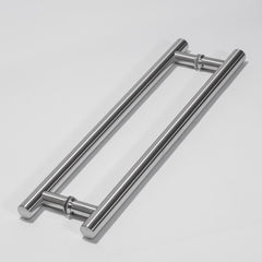 H TYPE door handle, double sided, 600X32 500mm CTC Glass, Timber or Aluminium Doors