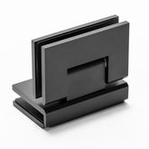FORGE SHOWER HINGE GLASS TO GLASS 90 Degrees 10mm glass - Matt Black