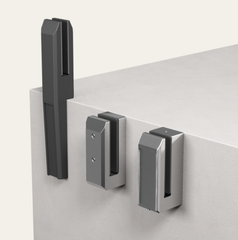 Side mount Madrid Vertical spigot FRICTION FIT - WALL MOUNT CLAMP