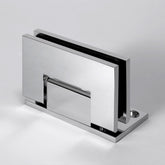 FORGE SHOWER HINGE MICRO GLASS TO WALL L-SHAPE 90 Degrees 6mm and 8mm glass - Chrome