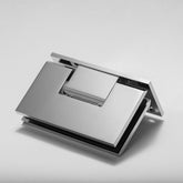 FORGE SHOWER HINGE HEAVY DUTY GLASS TO WALL L-SHAPE 90 Degrees - Chrome