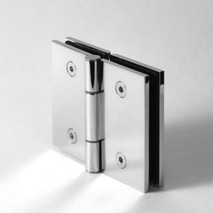FORGE SHOWER HINGE GLASS TO GLASS BIFOLD 10mm glass - Chrome