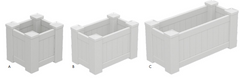 Hampton Style Planter Box UV stable PVC