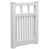 Semi privacy gate 1000mm Wide 1200mm High Hamptons Gate PVC, 7 Year Warranty