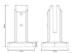 Spigot insulator for Base Plate Madrid Spigots