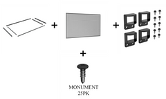 PREMIUM Perforated Pool Fence Kit -With Brackets - 1200mm High x 2147mm Wide - Image 3
