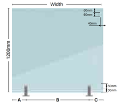 Master Range Glass Pool Fence Latch 180 Degrees - White Pool Fence Patch