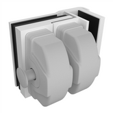 Master Range Glass Pool Fence Latch 90 Degrees - White