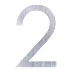 House Numbers, Letters & Characters, Stainless Steel or Powder coated
