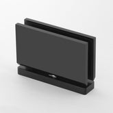 FORGE PIVOT SHOWER HINGE 8mm and 10mm glass - Matt Black