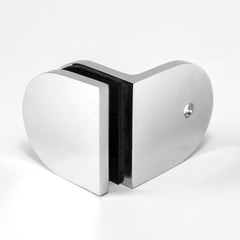 Frameless shower glass BRACKET GLASS TO WALL 90 Degrees