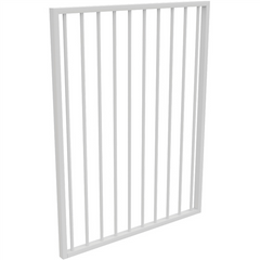 Flat Top Pool Gate - WHITE - Aluminium pool gate 1200 x 975