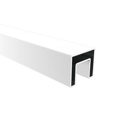 Nanorail Handrail - MATT WHITE - 25 x 21mm - 5800MM LENGTH