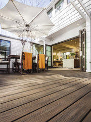 Trex Groove Board, Composite deck board, 95% recycled. 25 year warranty