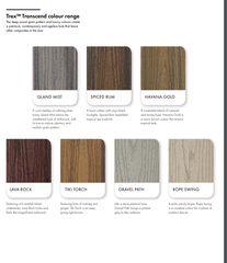 Trex Groove Board, Composite deck board, 95% recycled. 25 year warranty