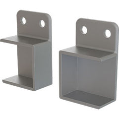 Aluminium Horizontal Bracket - Pack of 2 - Includes 8x Tek Screws