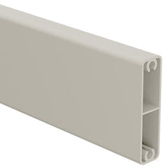 Aluminium Slats 65mm x 16.5mm gate slat with centre web & 2x screw flutes 6100MM LONG