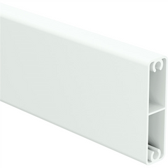 Aluminium Slats 65mm x 16.5mm gate slat with centre web & 2x screw flutes 6100MM LONG