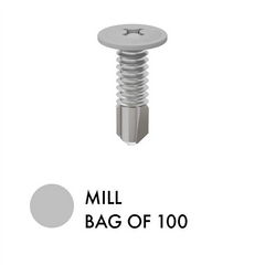 Self drilling wafer screws 10Gx16mm - BAG OF 100