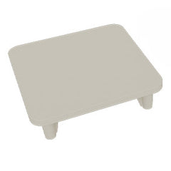 50x50mm post flat top plate POWDER COATED ALUMINIUM