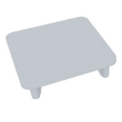 50x50mm post flat top plate POWDER COATED ALUMINIUM