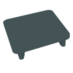 50x50mm post flat top plate POWDER COATED ALUMINIUM