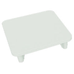 50x50mm post flat top plate POWDER COATED ALUMINIUM