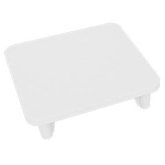 50x50mm post flat top plate POWDER COATED ALUMINIUM