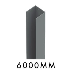 U Channel - Extrusion - 6000MM LONG 30mm x 33mm