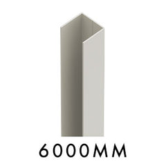 U Channel - Extrusion - 6000MM LONG 30mm x 33mm