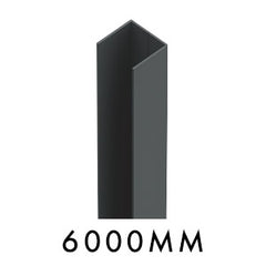 U Channel - Extrusion - 6000MM LONG 30mm x 33mm