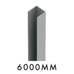 U Channel - Extrusion - 6000MM LONG 30mm x 33mm
