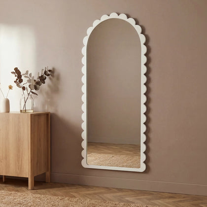Amelie 180cm Arch Mirror White lifestyle image