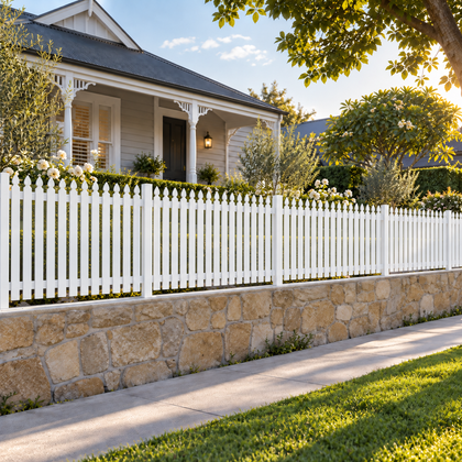Colonial Picket Fencing