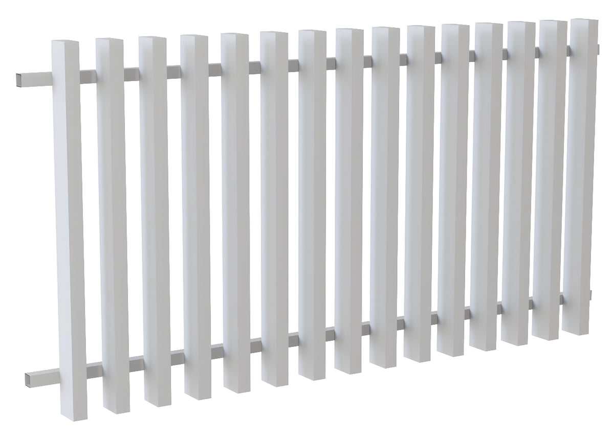 100x50 Aluminium Batten Fence Panel | Radiator Style 100mm Gap Australia