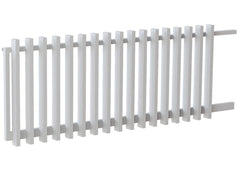 100x50 Aluminium Batten Sliding Gate | Radiator Style 125mm Gap Australia