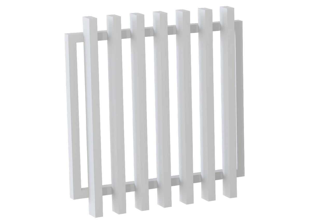100x50 Aluminium Batten Swing Gate | Radiator Style 100mm Gap Australia