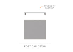 100 x 100 x 2.0mm ALUMINIUM POST (Screw Fluted) - In-Ground