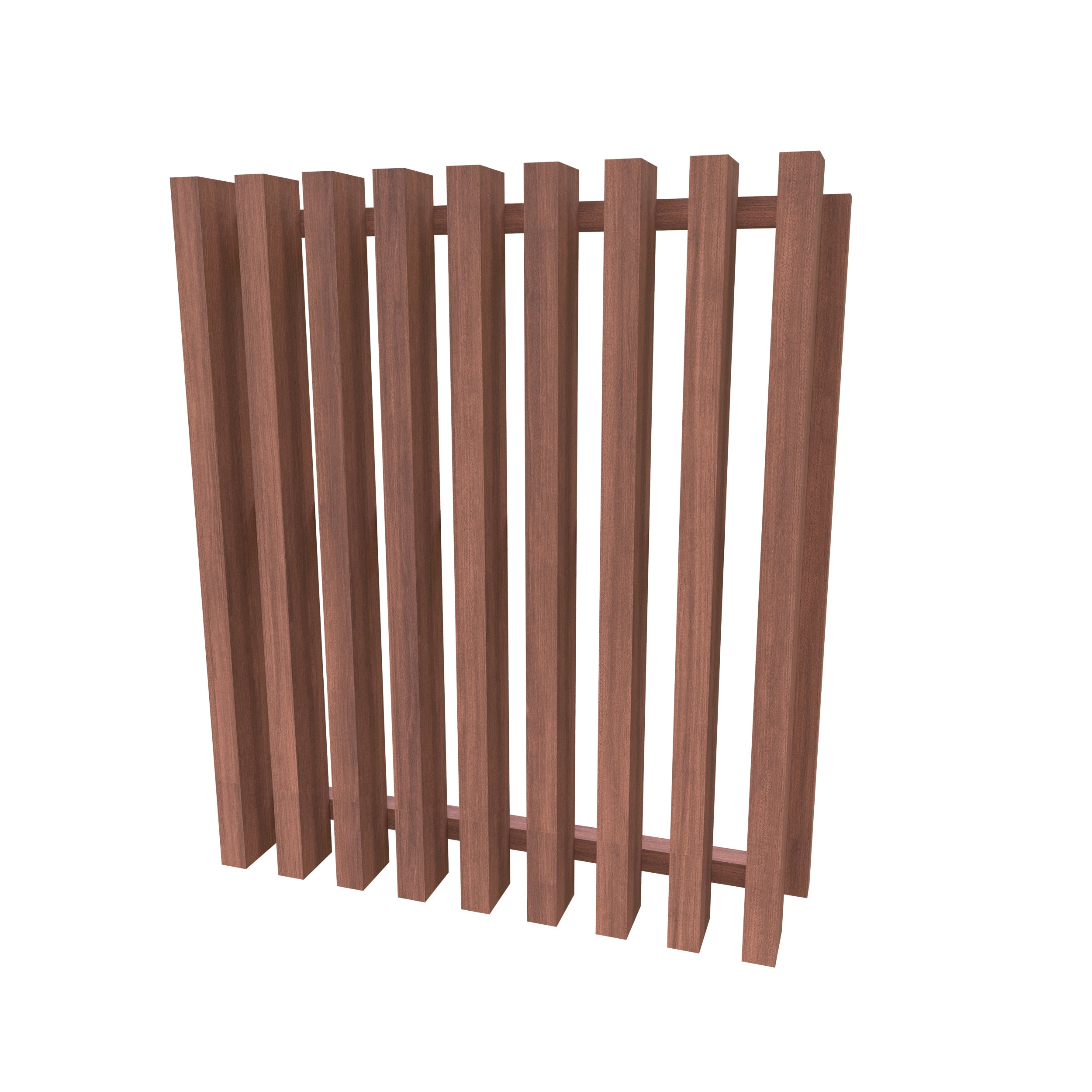 Aluminium Batten Pedestrian Gate, Custom cut to size. Up to 1200mm high x 1000mm wide