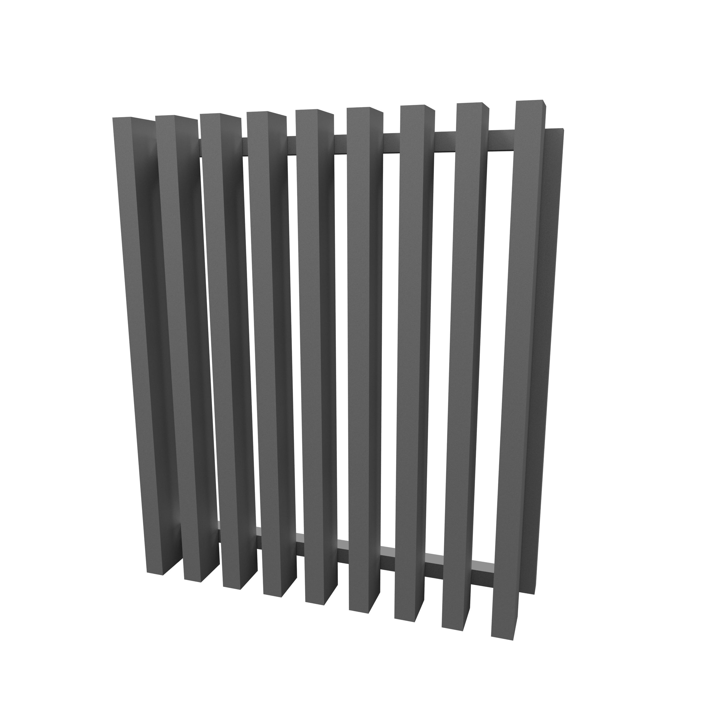 Aluminium Batten Pedestrian Gate, Custom cut to size. Up to 1200mm high x 1000mm wide