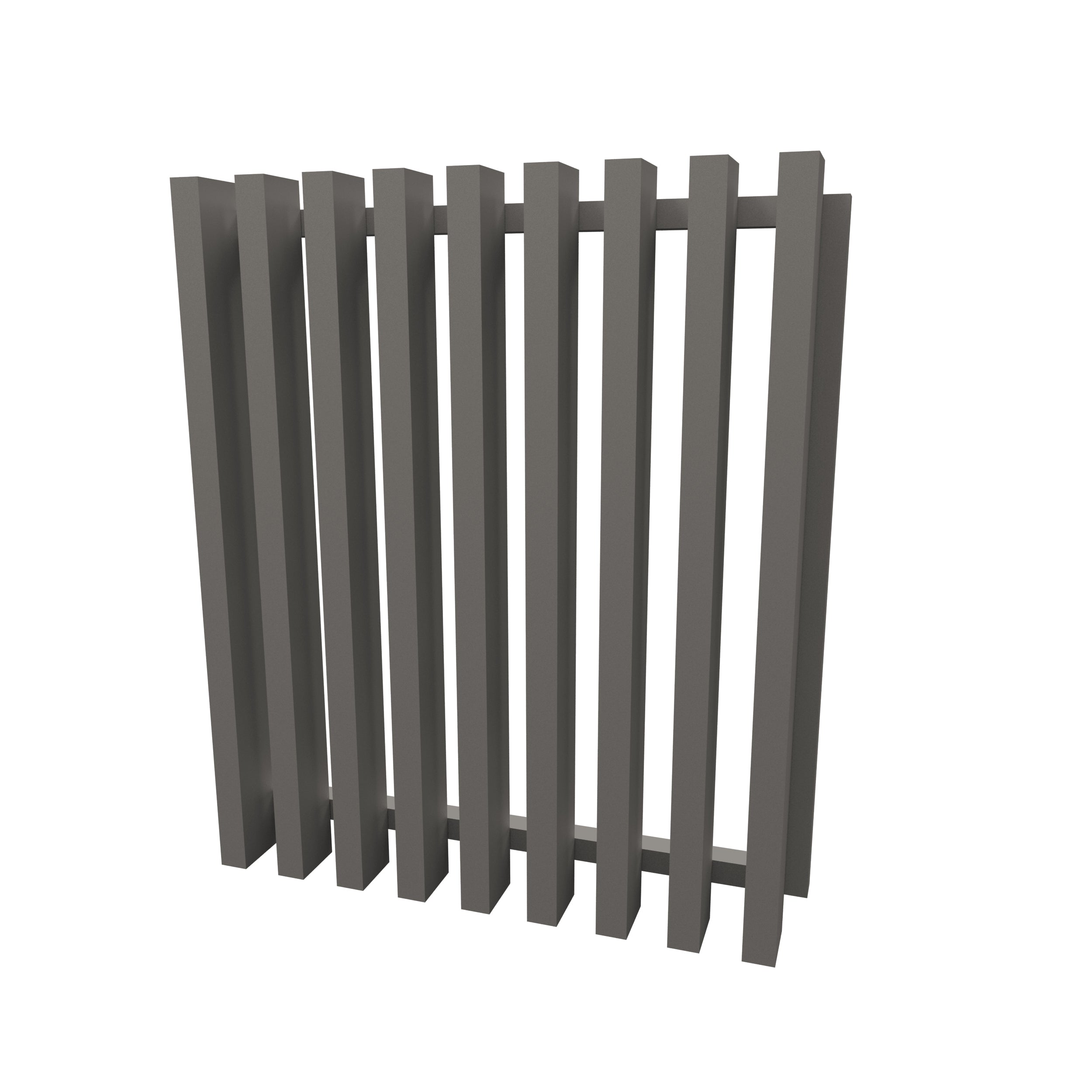 Aluminium Batten Pedestrian Gate, Custom cut to size. Up to 1200mm high x 1000mm wide