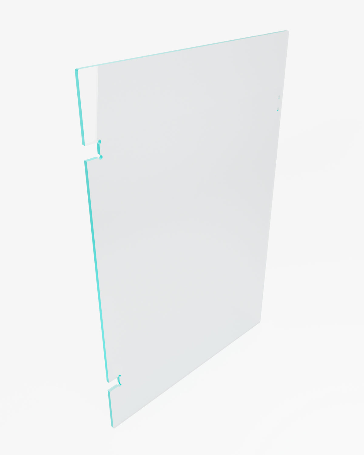 12mm Clear Toughened Heat Soaked Glass - POLARIS PREMIUM Wall/Post GATE - 900mmW x 970mmH