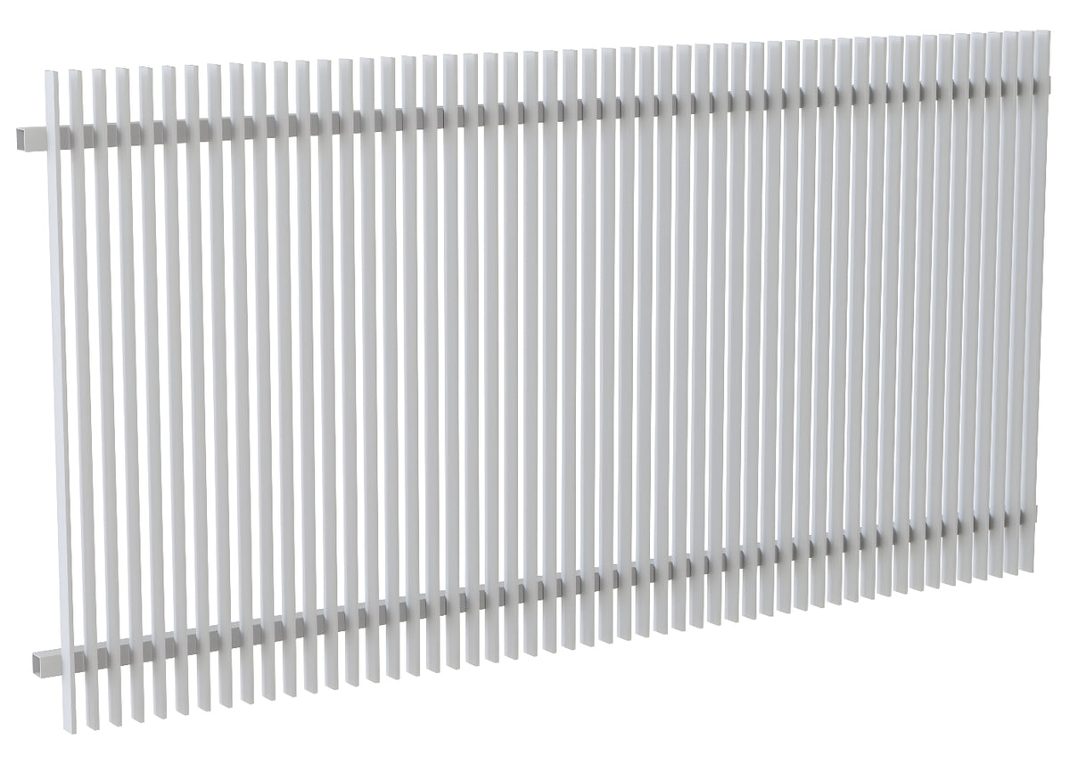 40x10 Aluminium Batten Fence Panel | Radiator Style 40mm Gap Australia