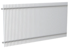 40x10 Aluminium Batten Fence Panel | Radiator Style 40mm Gap Australia
