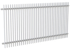 40x10 Aluminium Batten Fence Panel | Radiator Style 60mm Gap Australia