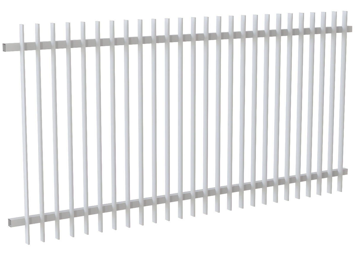 40x10 Aluminium Batten Fence Panel | Radiator Style 80mm Gap Australia